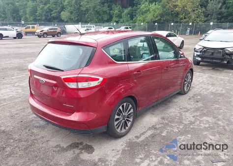 2017 Ford C-Max Energi Titanium из США, поврежденный, VIN 1FADP5FU4HL115737